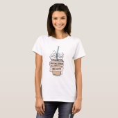 Emotional unterstützender Eiskaffee T-Shirt (Vorne ganz)