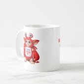 Emotional unterstützender Hummer-Becher Kaffeetasse (Vorderseite Links)