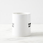 EMOTIONAL UNVERFÜGBAR KAFFEETASSE (Mittel)
