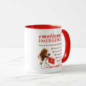 Emotionale Angst - Doctor Dog - 54321 Countdown Tasse (VorderseiteRechts)