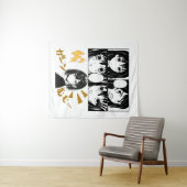 Emotionale Anime-Gitter. Kein BG Wandteppich (Beispiel (Horizontal))