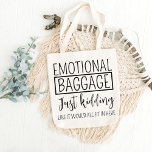 Emotionale Baggage Beach trendige Ästhetik für Fra Tragetasche<br><div class="desc">Emotionale Baggage Beach trendige Ästhetik für Frauen Tote Bag</div>