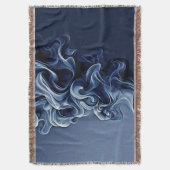 Emotionale blaue Rauchkunst Decke (Vorderseite Vertikal)