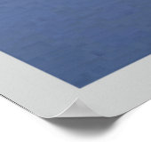 Emotionale blaue Rauchkunst Poster (Ecke)