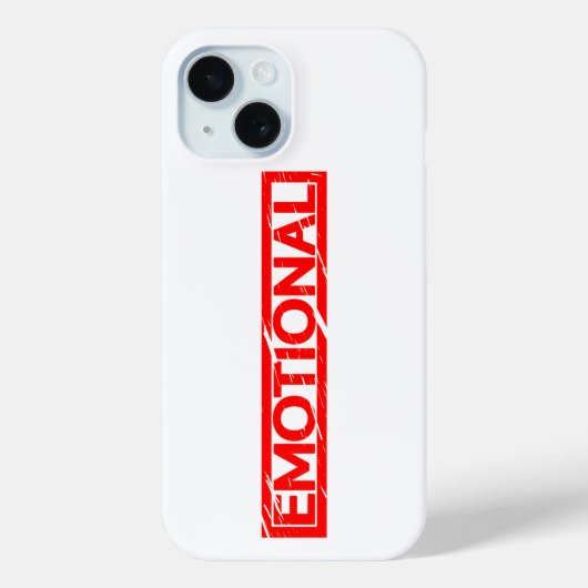 Emotionale Briefmarke Case-Mate iPhone Hülle (Rückseite)