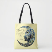 Emotionale ermutigende Botschaften Pastellfarben Tasche (Vorderseite)