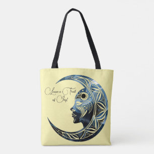 Emotionale ermutigende Botschaften Pastellfarben Tasche