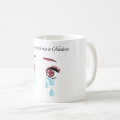 Emotionale Freiheit Tasse: Inspiration Art Kaffee Kaffeetasse (VorderseiteRechts)