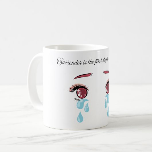 Emotionale Freiheit Tasse: Inspiration Art Kaffee Kaffeetasse (Vorderseite Links)