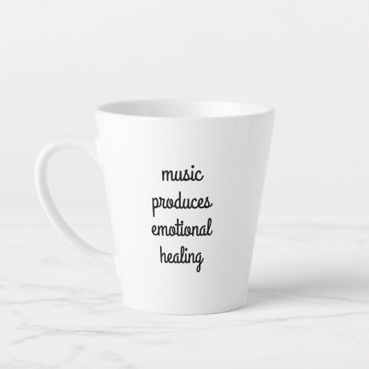 Emotionale Heilung Latte Tasse (Links)