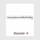 Emotionale Heilung nach Maß Vinyl Sticker (Blatt)