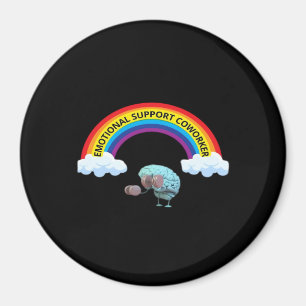 Emotionale Helfer, Mitarbeiter, emotionale Unterst Magnet