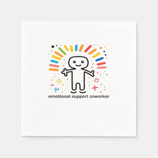 Emotionale Helferhilfe Serviette (Vorderseite)