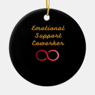 Emotionale Helferin - Tag der klassischen Arbeit Keramik Ornament