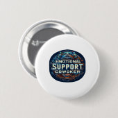 Emotionale Helferin, Typografie Classic Button (Vorne & Hinten)