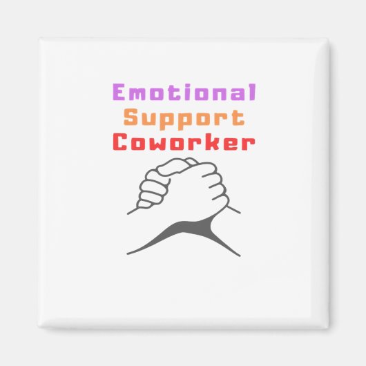 Emotionale Hilfe Bester Mitarbeiter Magnet (Vorne)