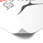 Emotionale Hilfe Bester Mitarbeiter Poster (Ecke)
