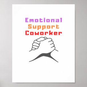 Emotionale Hilfe Bester Mitarbeiter Poster