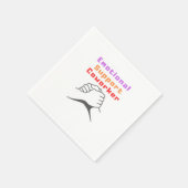 Emotionale Hilfe Bester Mitarbeiter Serviette (Ecke)