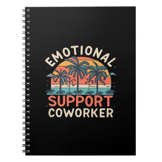 Emotionale Hilfe Co-Worker unverzichtbar Notizblock (Vorderseite)