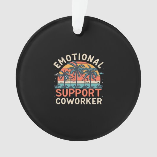 Emotionale Hilfe Co-Worker unverzichtbar Ornament (Vorderseite)