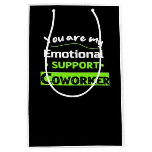 Emotionale Hilfe Coworker Basic Meme Mittlere Geschenktüte