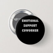 Emotionale Hilfe Coworker Chill Meme Button (Vorne & Hinten)