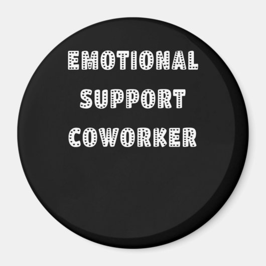 Emotionale Hilfe Coworker Chill Meme Magnet (Vorne)
