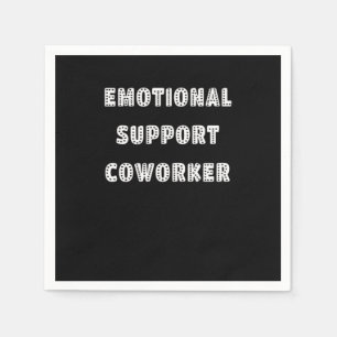Emotionale Hilfe Coworker Chill Meme Serviette