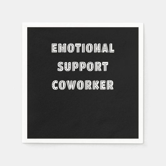 Emotionale Hilfe Coworker Chill Meme Serviette (Vorderseite)