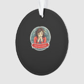 Emotionale Hilfe Coworker Chilling Meme Ornament (Vorderseite)