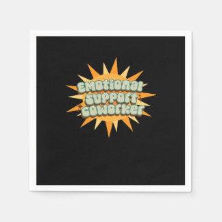 Emotionale Hilfe Coworker Classic Chill Funny Serviette