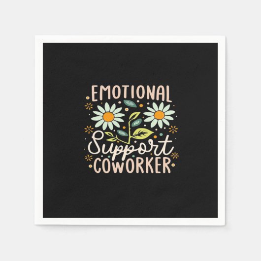 Emotionale Hilfe Coworker Classic Chill Meme Serviette (Vorderseite)