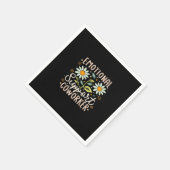 Emotionale Hilfe Coworker Classic Chill Meme Serviette (Ecke)