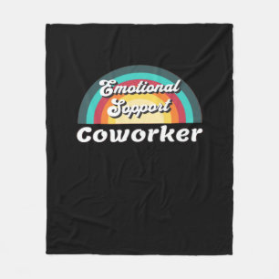 Emotionale Hilfe Coworker Classic Chilling Meme Fleecedecke
