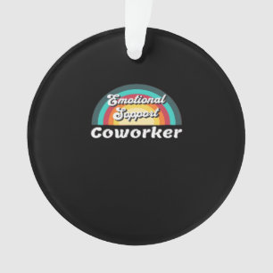 Emotionale Hilfe Coworker Classic Chilling Meme Ornament