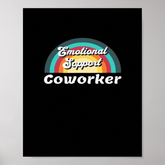 Emotionale Hilfe Coworker Classic Chilling Meme Poster (Vorne)