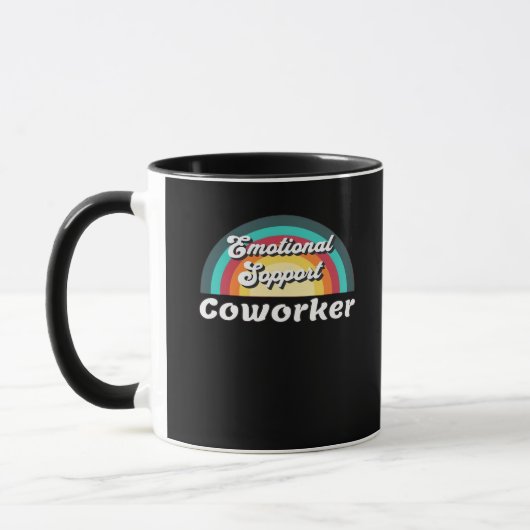 Emotionale Hilfe Coworker Classic Chilling Meme Tasse (Links)