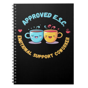 Emotionale Hilfe Coworker Classic Chilling Notizblock