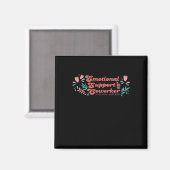 Emotionale Hilfe Coworker Classic Funny Trend Magnet (Vorderseite/Rückseite)