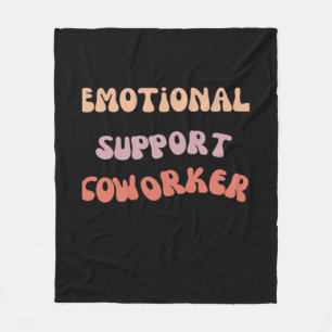 Emotionale Hilfe Coworker Classic Meme Fleecedecke
