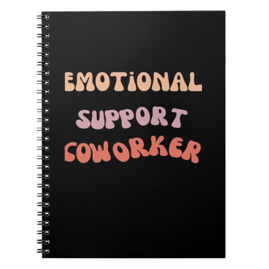 Emotionale Hilfe Coworker Classic Meme Notizblock (Vorderseite)