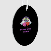 Emotionale Hilfe Coworker Classic Niedlich Ornament (Vorderseite)