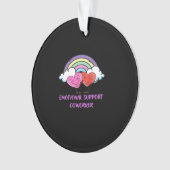 Emotionale Hilfe Coworker Classic Niedlich Ornament (Vorderseite)