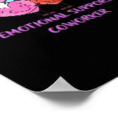 Emotionale Hilfe Coworker Classic Niedlich Poster (Ecke)