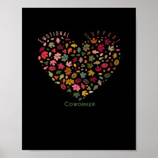 Emotionale Hilfe Coworker Classic Trending Meme Poster (Vorne)