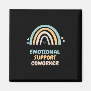 Emotionale Hilfe Coworker Classic Viral Meme und C Magnet