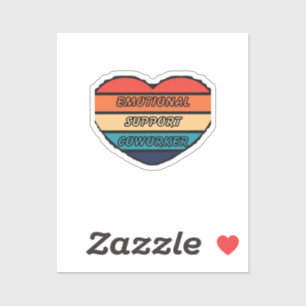 Emotionale Hilfe Coworker Funny Aufkleber