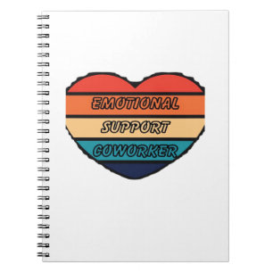 Emotionale Hilfe Coworker Funny Notizblock