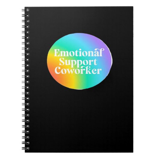 Emotionale Hilfe Coworker Funny Notizblock (Vorderseite)